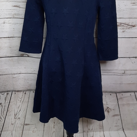 Modcloth In The Mix Knit Dress With Stars Navy - Picture 10 of 10